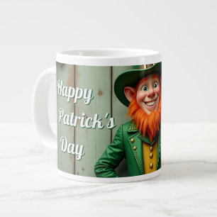 Grande Tasse Joyeux St. Patrick's Day Leprechaun