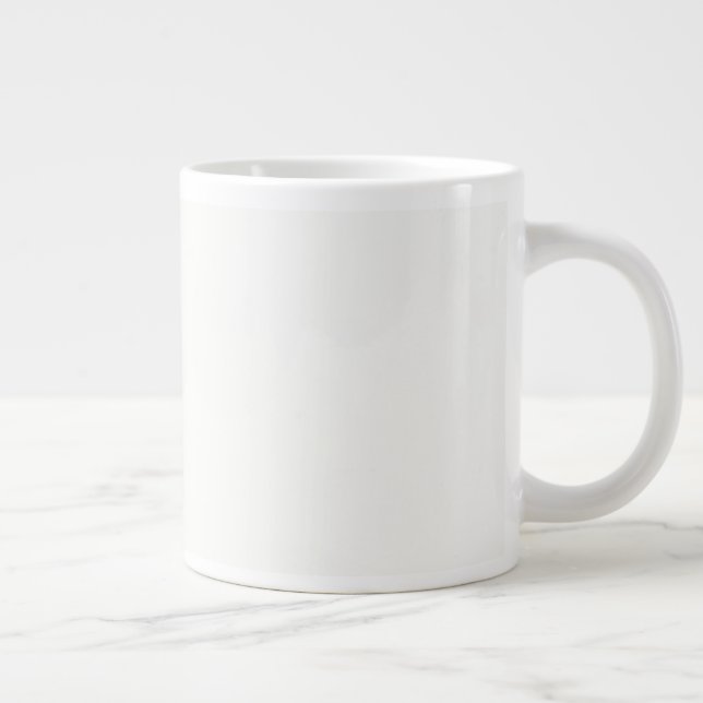 Grande Tasse Jumbo blanc classique (Droite)