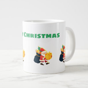 Grande Tasse Jumbo Joyeux Noël Vœux Imprimés Spécialité