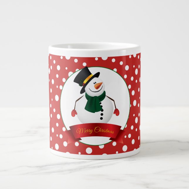 Grande Tasse Jumbo Mug-Christmas Snowman (Devant)