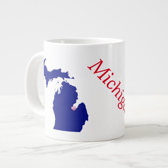 Grande Tasse Jumbo Mug/Michigan (Devant gauche)