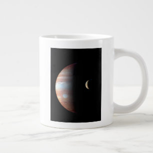 Grande Tasse Jupiter Géant Gaz Planète & Io Galilée Lune