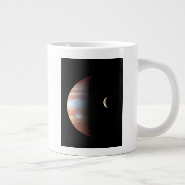 Grande Tasse Jupiter Géant Gaz Planète & Io Galilée Lune (Droite)