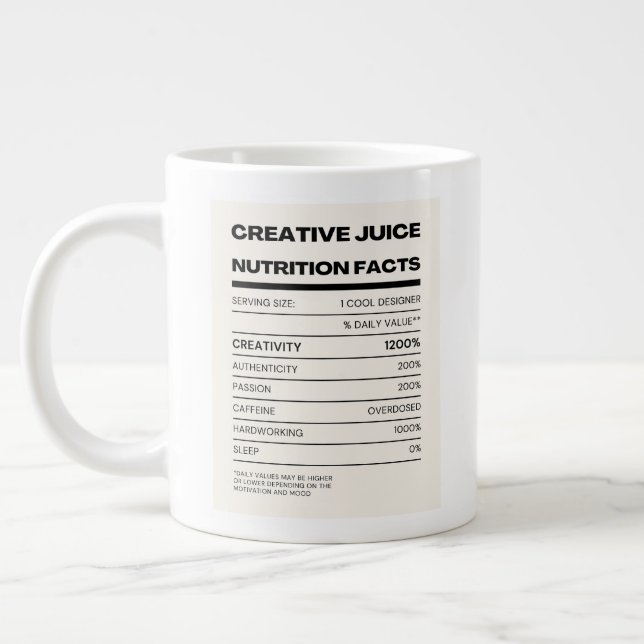 Grande Tasse Jus Créatif (Gauche)