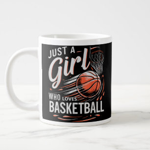 Grande Tasse Juste Une Fille Qui Aime Le Basket