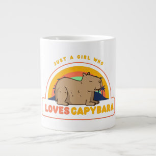 Grande Tasse Juste une fille qui aime les Capybaras