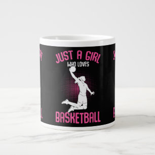 Grande Tasse Juste une fille qui aime les filles enfants de bas