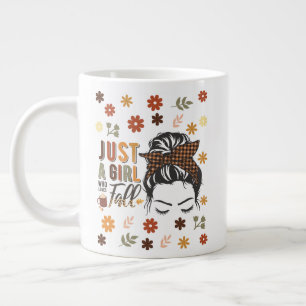Grande Tasse Juste Une Fille Qui Aime Une Chute