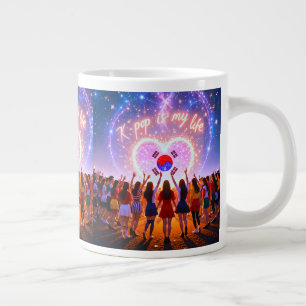 Grande Tasse K-pop est ma vie gravée à travers la Galaxie