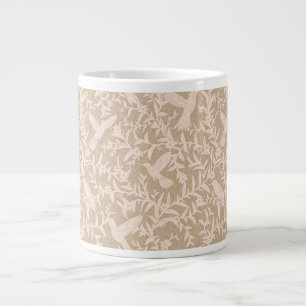 Grande Tasse Kaki du feuillage des colibris