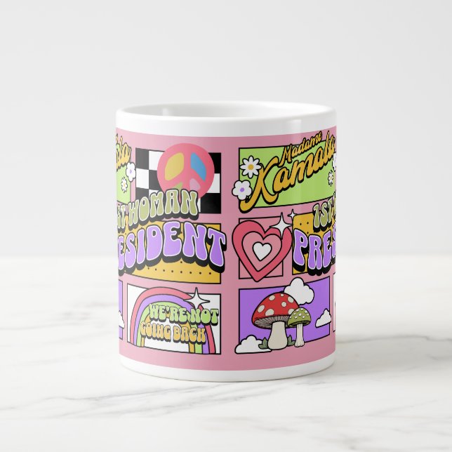 Grande Tasse Kamala Harris 1ère femme Présidente Inauguration (Devant)