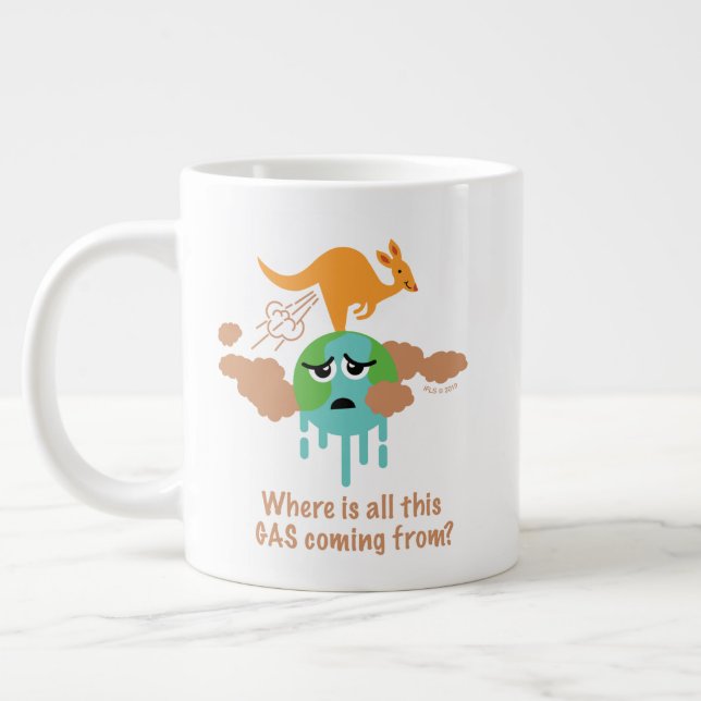 Grande Tasse Kangaroo Methane Fart (Gauche)