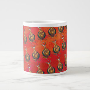 Grande Tasse Kangaroo Xmas En Rouge