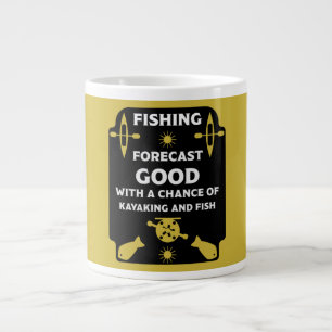 Grande Tasse Kayak poissons et cadeaux de voyage de pêche du ca