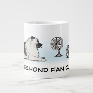 Grande Tasse Keeshond Fan Club - Cute Keesie Cartoon Chien