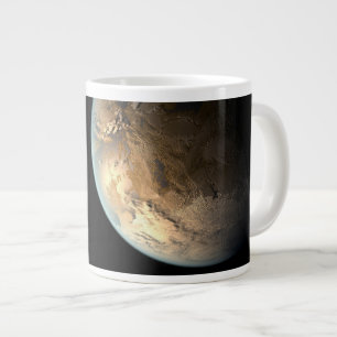 Grande Tasse Kepler-186f Orbitant Une Étoile Éloignée.