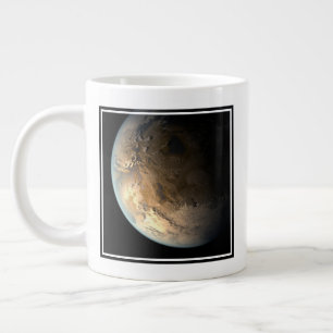 Grande Tasse Kepler-186f Orbitant Une Étoile Éloignée.