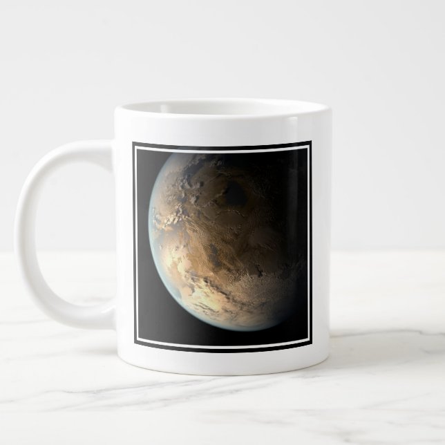 Grande Tasse Kepler-186f Orbitant Une Étoile Éloignée. (Gauche)