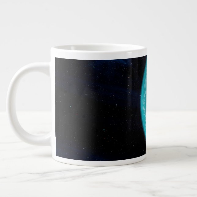 Grande Tasse Kepler 22b, Une planète extra-solaire. (Gauche)