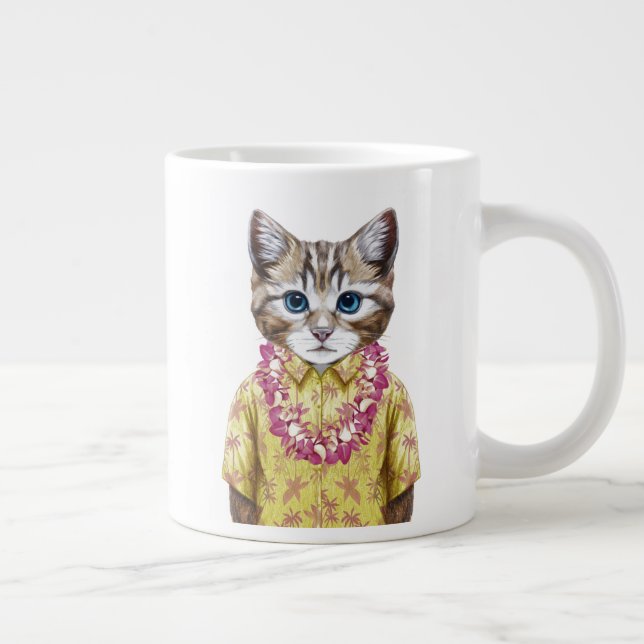 Grande Tasse Kitty Cat d'Hawaï (Droite)