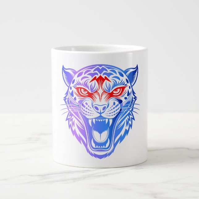 Grande Tasse Kitty souriant (Devant)