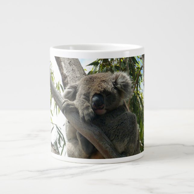Grande Tasse Koala - Étiquettes Cadeaux couchés (Devant)