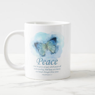 Grande Tasse La Bible chrétienne des femmes Verse Papillon :Pa