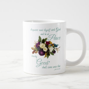 Grande Tasse La Bible florale chrétienne des femmes contre la p