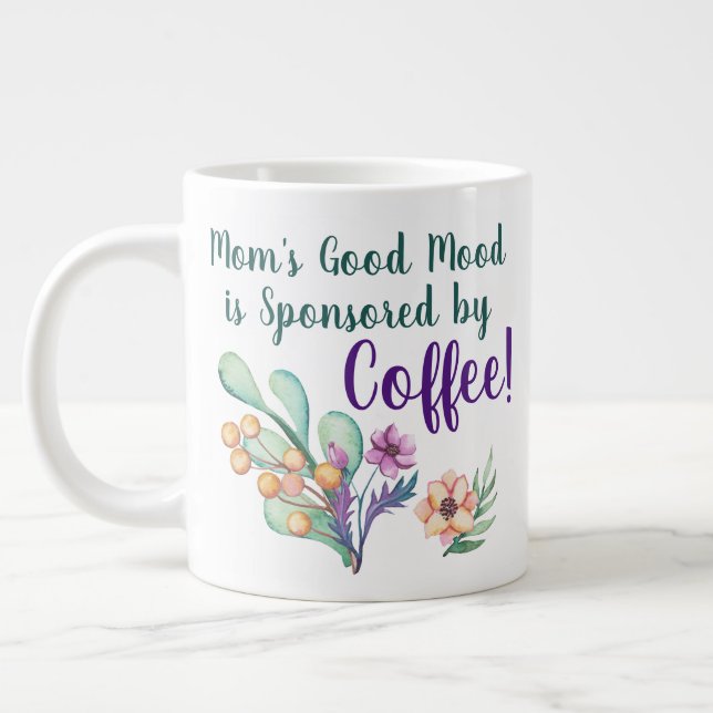 Grande Tasse La bonne humeur de maman (Gauche)