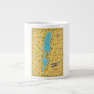 Grande Tasse La carte ancienne de la mer Morte