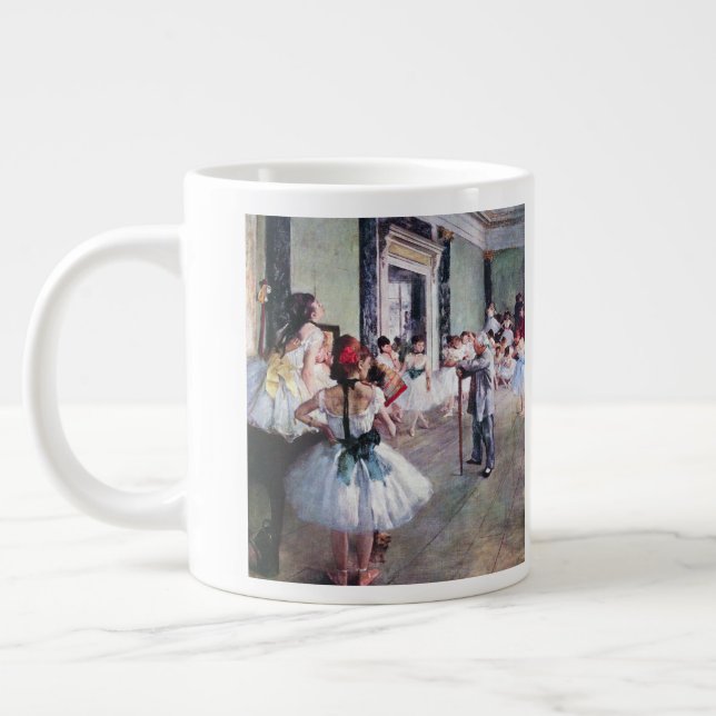 Grande Tasse La Classe de Danse par Edgar Degas, Art de Ballet  (Gauche)