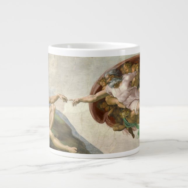 Grande Tasse La Création d'Adam de Michel-Ange (Création d'Adam (Devant)