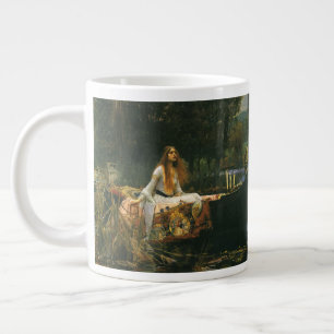 Grande Tasse La Dame de Shalott en bateau par JW Waterhouse