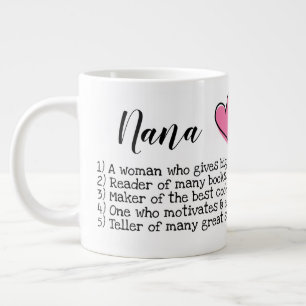 Grande Tasse La description de Nana est muette avec l'image
