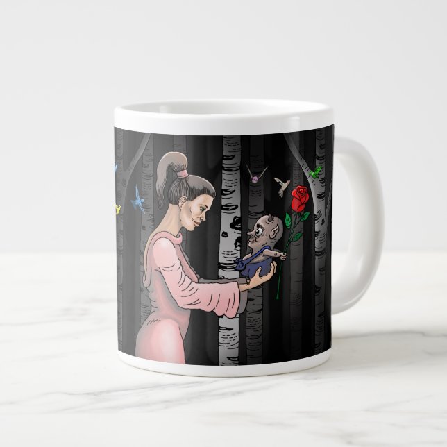 Grande Tasse La Fantaisie de la Saint-Valentin (Devant droit)