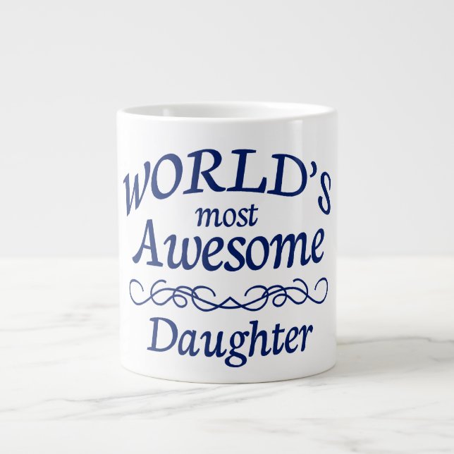 Grande Tasse La fille la plus géniale du monde (Devant)