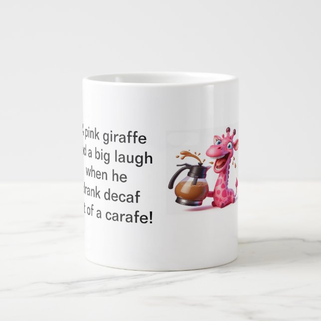 Grande Tasse La girafe rose (Devant)