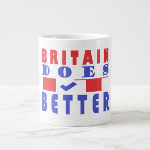 Grande Tasse La Grande-Bretagne améliore la conception d'affich