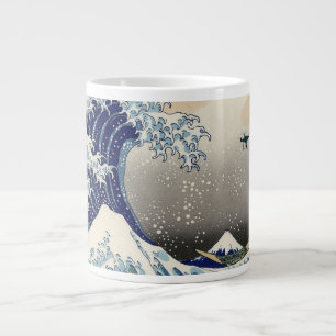 Grande Tasse La Grande Vague De Drone Au Large De Kanagawa