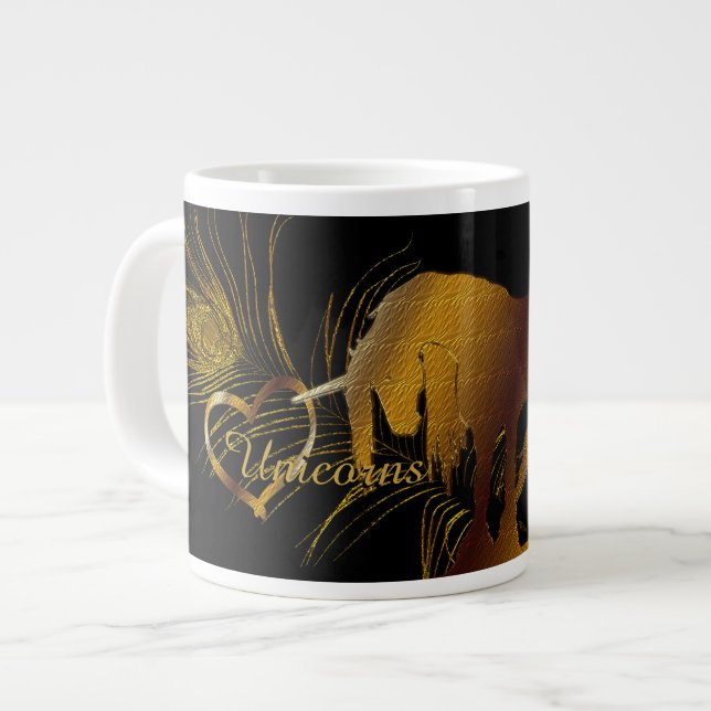 Grande Tasse La licorne d'or (Devant gauche)