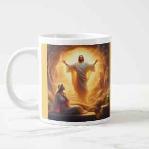 Grande Tasse La Lumière de la Résurrection : Jésus-Christ se lè