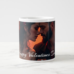 Grande Tasse La magie de la Saint-Valentin avec une tendresse r