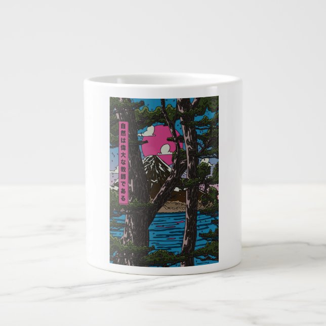 Grande Tasse La nature est un grand professeur (Devant)