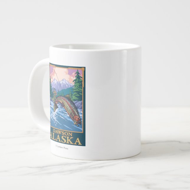 Grande Tasse La pêche à la mouche - Dawson, Alaska (Devant gauche)
