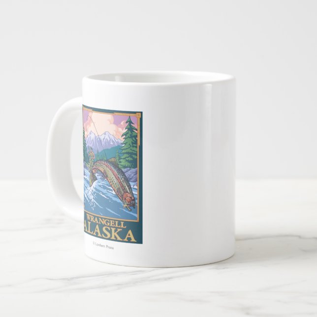 Grande Tasse La pêche à la mouche - Wrangell, Alaska (Devant gauche)