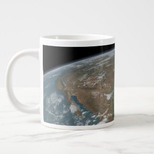 Grande Tasse La Planète Panoramique Terre Et Les Etats-Unis. 2