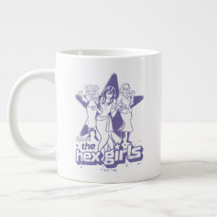 Grande Tasse La puissance étoilée des filles hexagonales