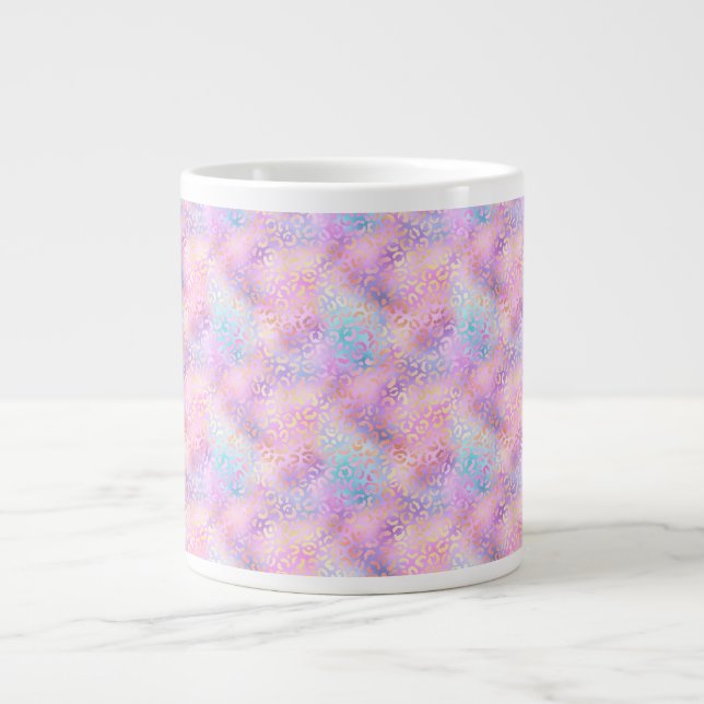 Grande Tasse La série Léopard Iridescent Design 11 (Devant)