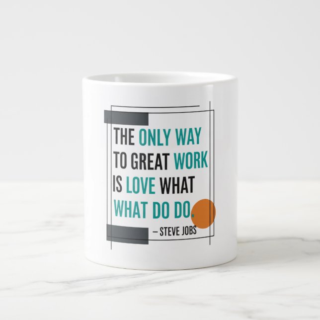 Grande Tasse La seule façon (Devant)