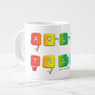 Grande Tasse La typographie pop queer de SlipperyJoe au commerc